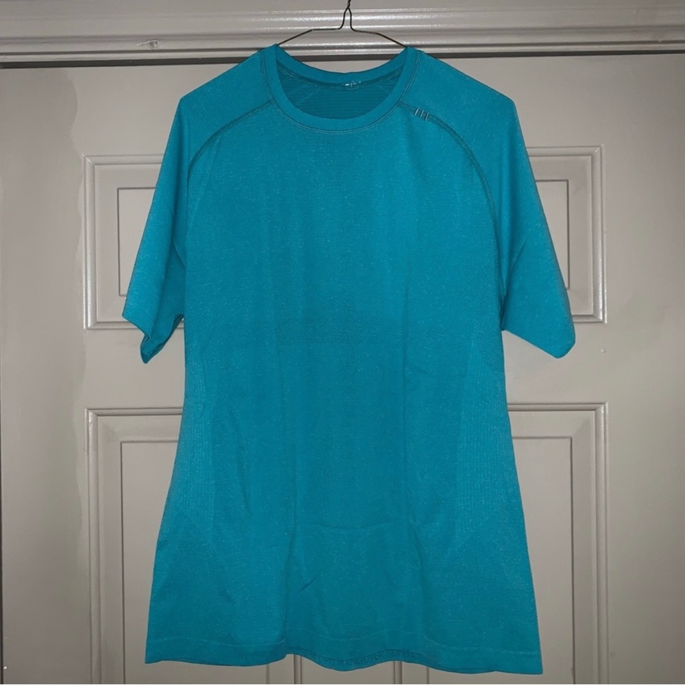 Lulu lemon metal tech shirt- size large